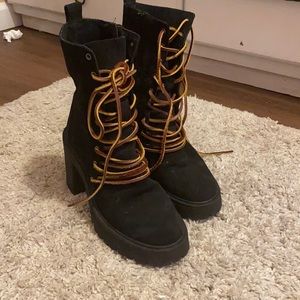Free People Combat Boots